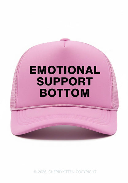 Emotional Support Bottom Pride Y2K Trucker Hat Cherrykitten