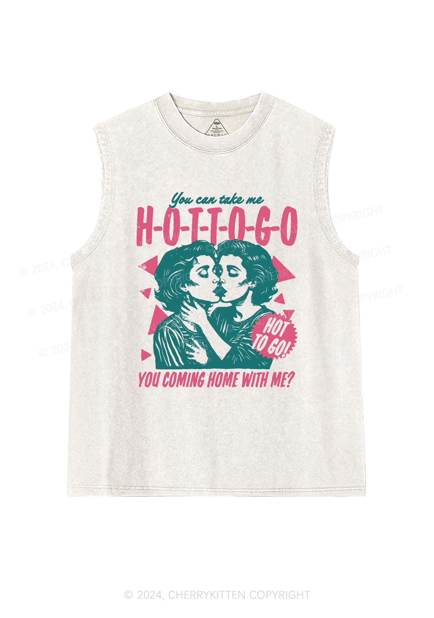 Coming Home With Me Y2K Washed Tank Cherrykitten