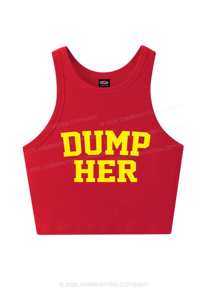 Dump Her Y2K Crop Tank Top Cherrykitten