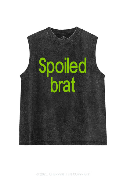Spoiled Brat Y2K Washed Muscle Tank Cherrykitten