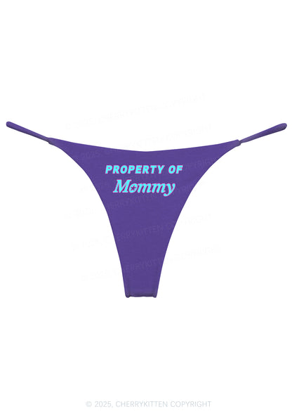 Property Of Mommy Y2K Bikini String Thong Cherrykitten