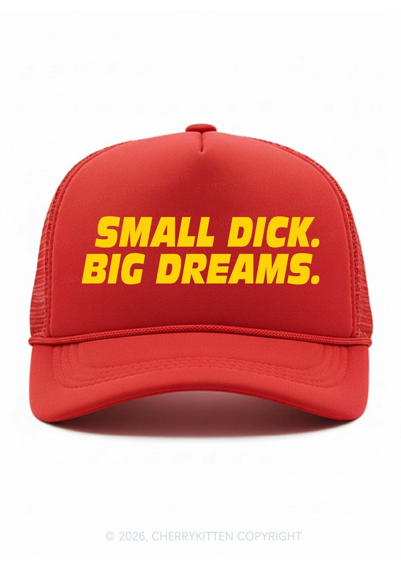 Small Dxxk Big Dreams Y2K Trucker Hat Cherrykitten