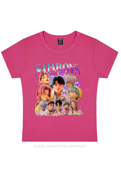 Kpop Boys Y2K Baby Tee Cherrykitten