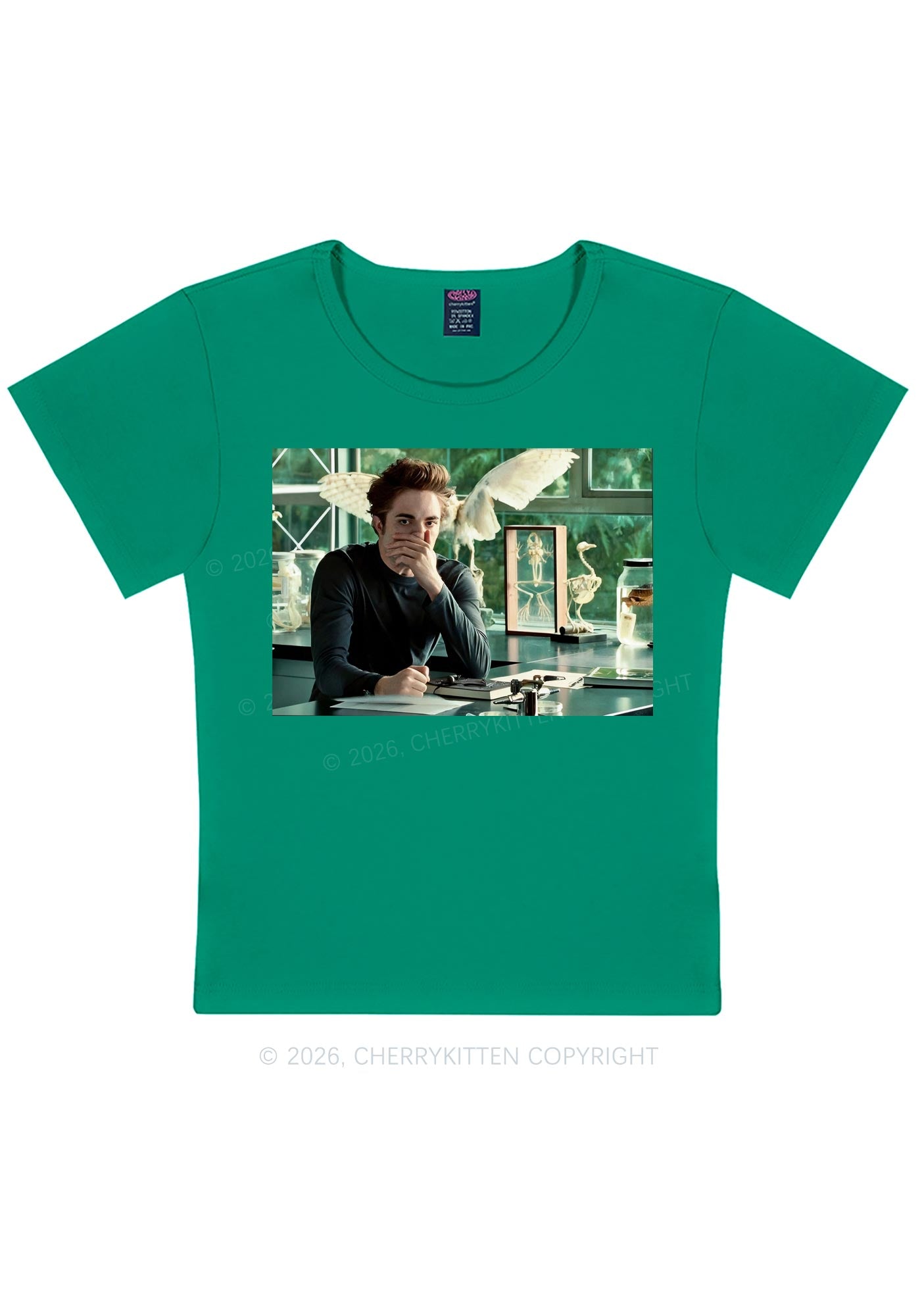 Vampire Boy Y2K Baby Tee Cherrykitten
