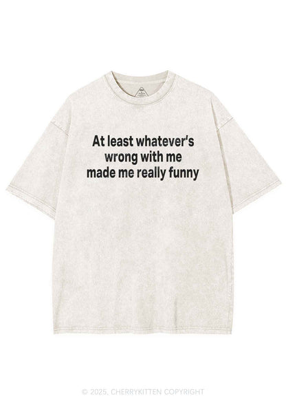 Made Me Really Funny Y2K Washed Tee Cherrykitten
