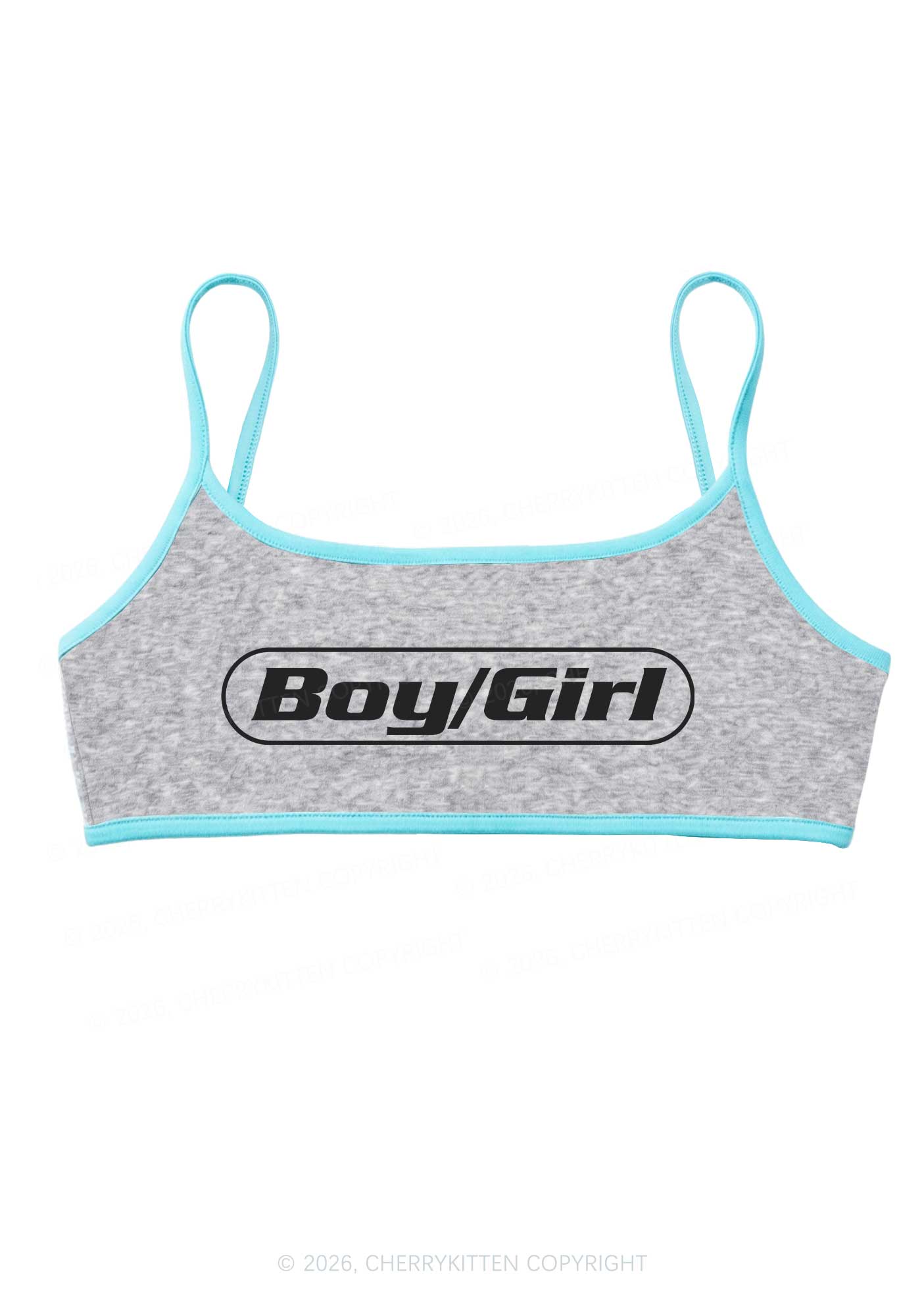 Boy Or Girl Pride Y2K Super Crop Cami Cherrykitten