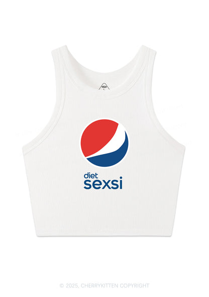 Diet Sexsi Y2K Crop Tank Top Cherrykitten