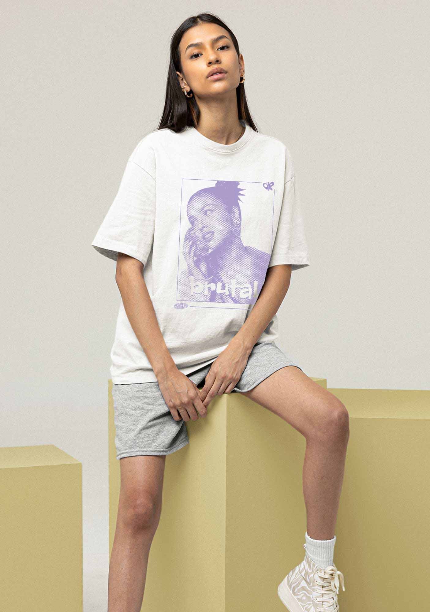 Brutal Poster Y2K Chunky Shirt Cherrykitten
