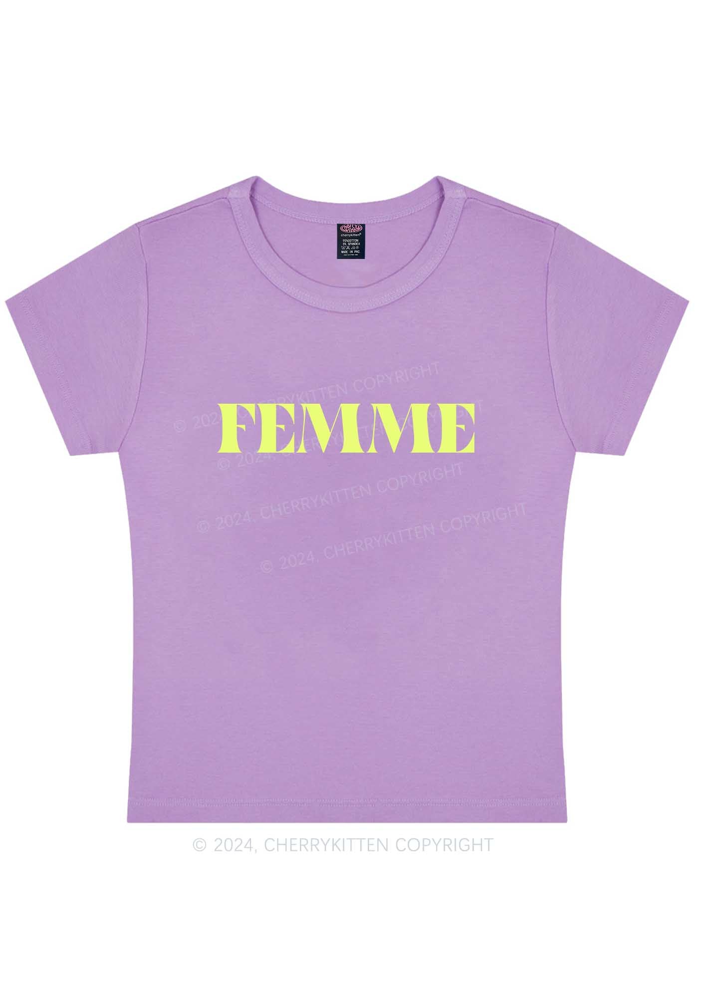 Curvy Femme Y2K Baby Tee Cherrykitten