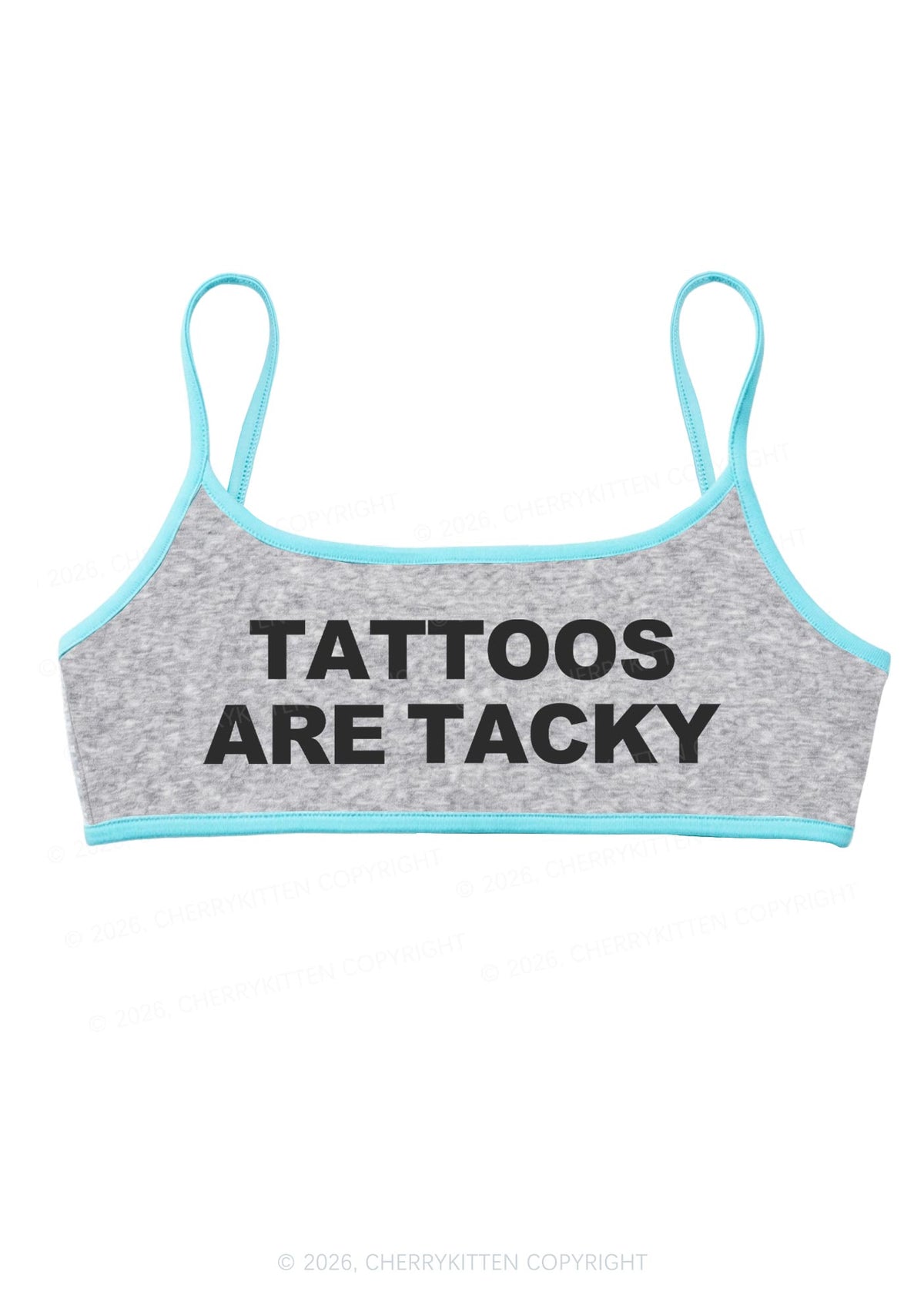 Tattoos Are Tacky Y2K Super Crop Cami Cherrykitten