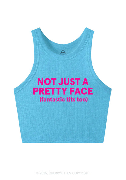 Pretty Face Fantastic Txts Y2K Crop Tank Top Cherrykitten
