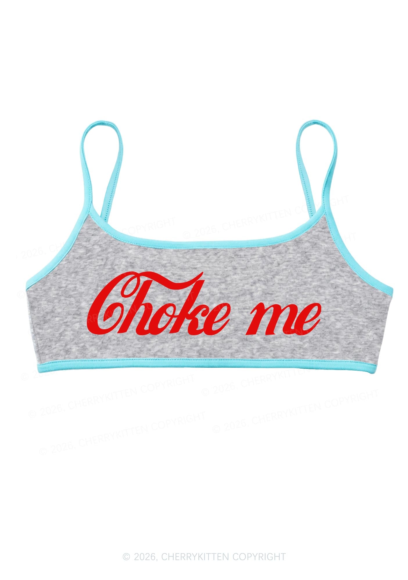 Choke Me Y2K Super Crop Cami Cherrykitten