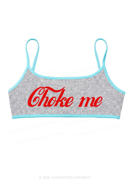 Choke Me Y2K Super Crop Cami Cherrykitten