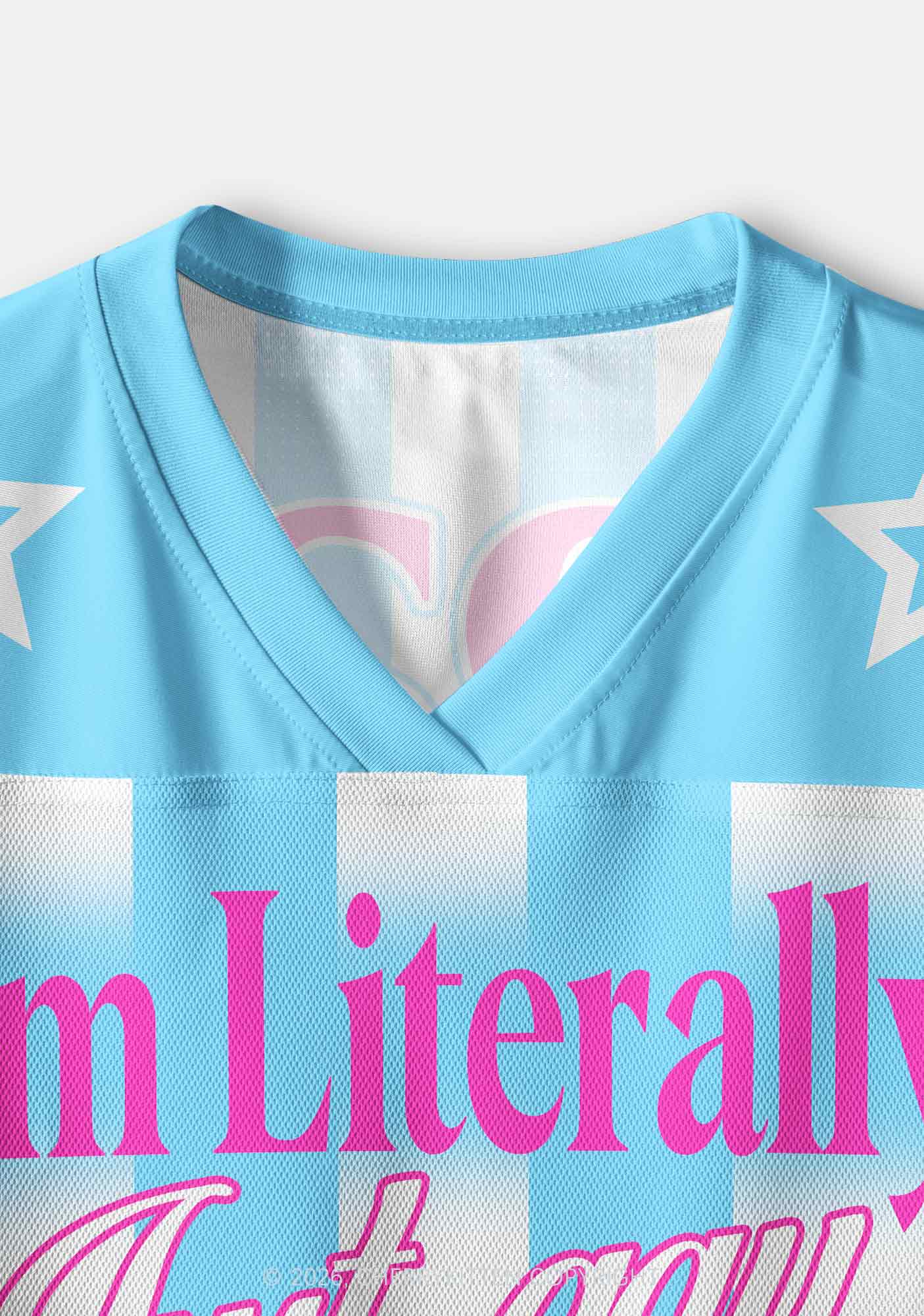 Im Literally Just Gay Pride Y2K Crop Sport Jersey Shirts Cherrykitten