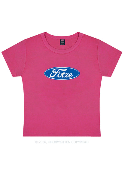 Fotze Y2K Baby Tee Cherrykitten