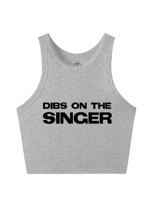 Dibs On The Singer Y2K Crop Tank Top Cherrykitten