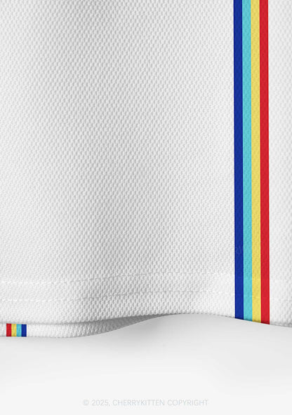 Custom White Hubby Valentine's Day Y2K Sport Jersey Shirts Cherrykitten