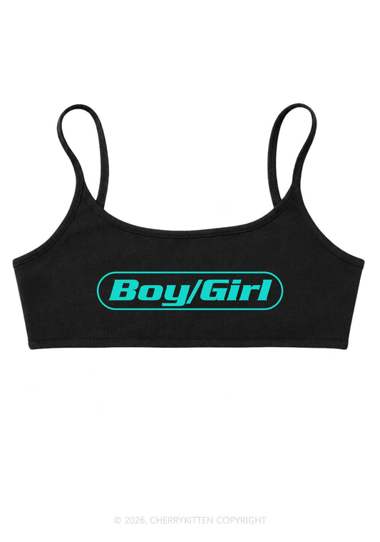 Boy Or Girl Pride Y2K Super Crop Cami Cherrykitten