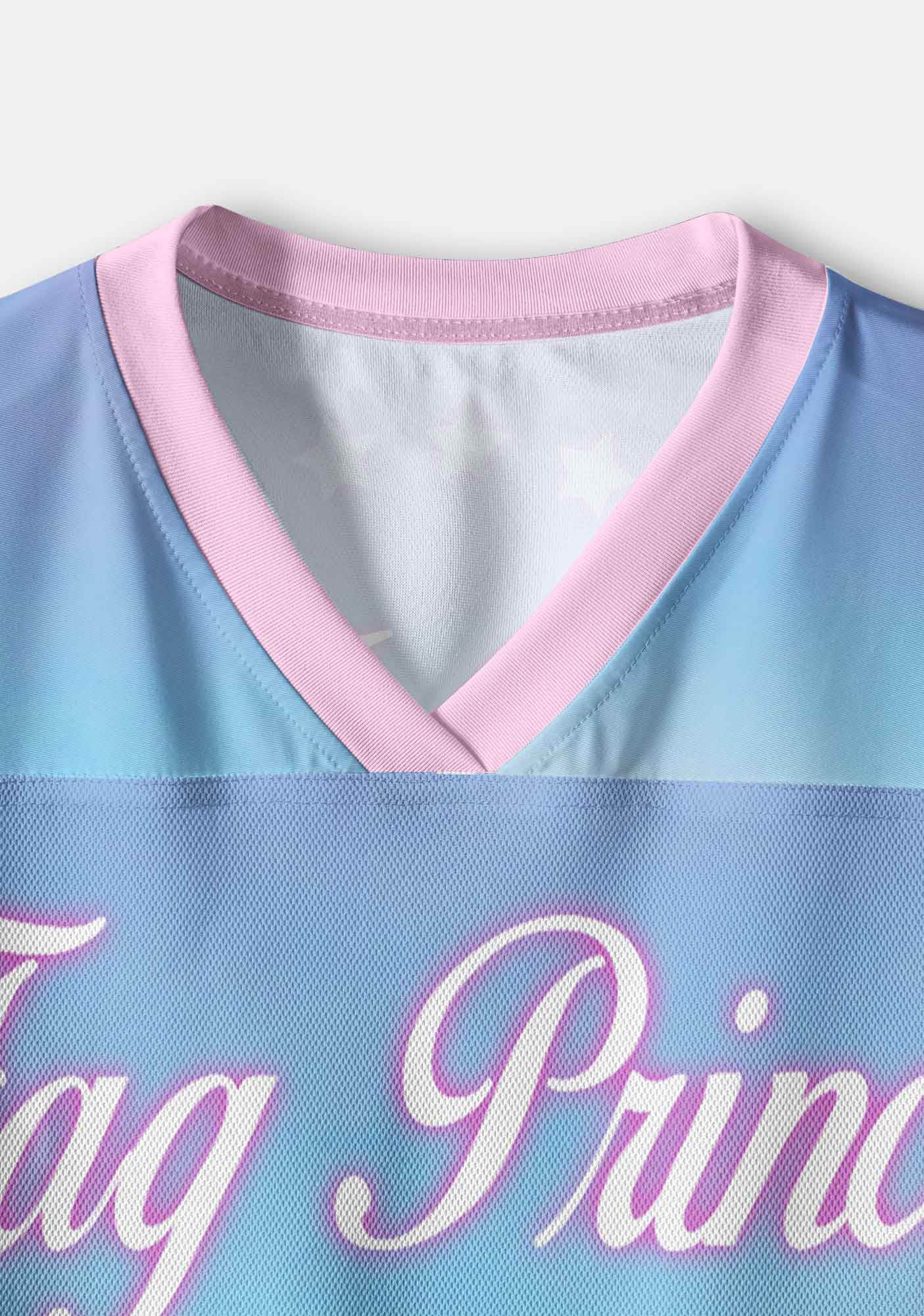 Blue Fag Princess Horse Pride Y2K Crop Sport Jersey Shirts Cherrykitten