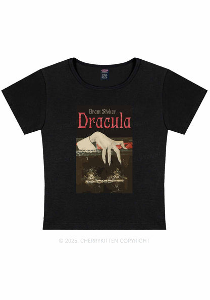 Halloween Creepy Claw Y2K Baby Tee Cherrykitten