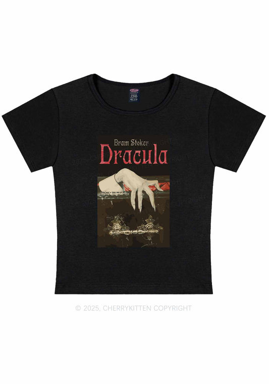 Halloween Creepy Claw Y2K Baby Tee Cherrykitten