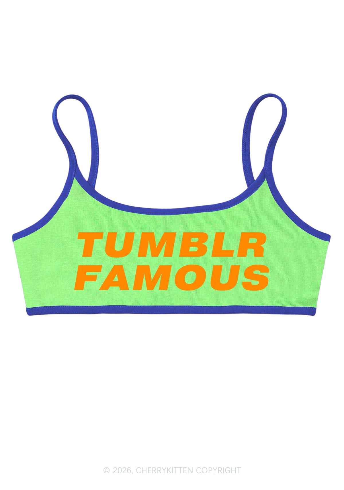 Txmblr Famous Y2K Super Crop Cami Cherrykitten