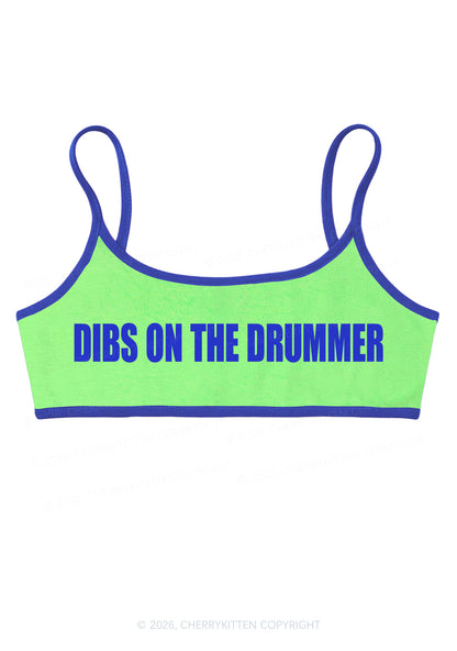 Dibs On The Drummer Y2K Super Crop Cami Cherrykitten
