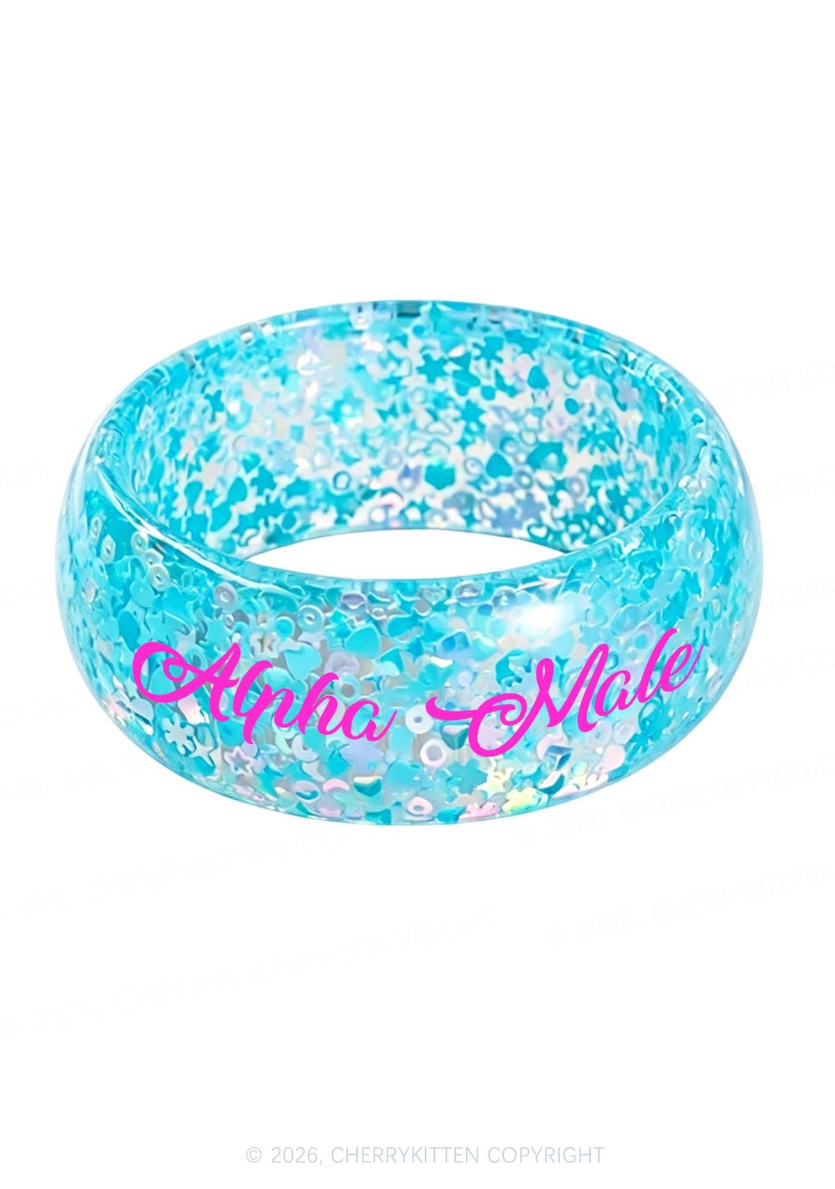Alpha Male Y2K Cuff Bangle Cherrykitten