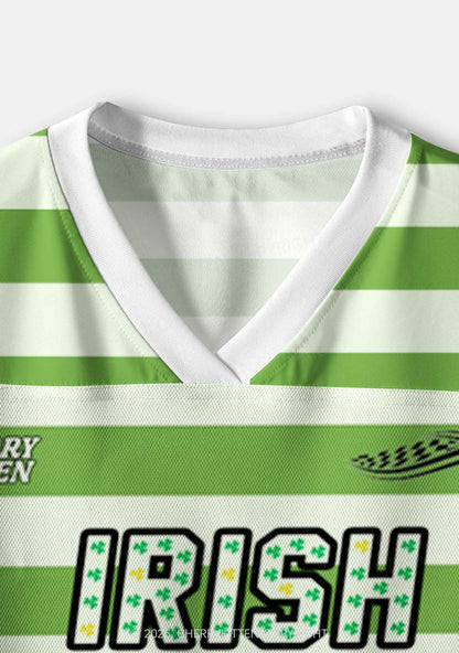 Custom Irish Princess St Patricks Y2K Crop Sport Jersey Shirts Cherrykitten