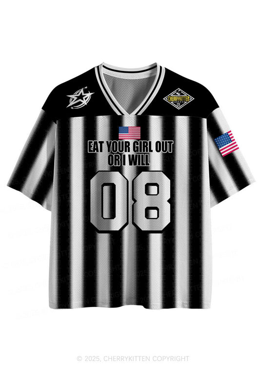 Custom Eat Your Girl Out Pride Y2K Sport Jersey Shirts Cherrykitten