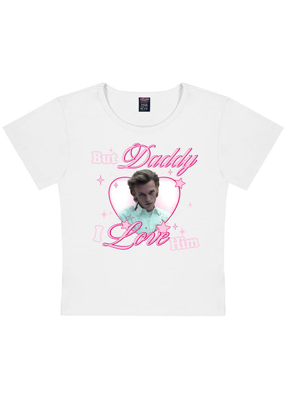 Daddy I Love Number One Y2K Baby Tee Cherrykitten