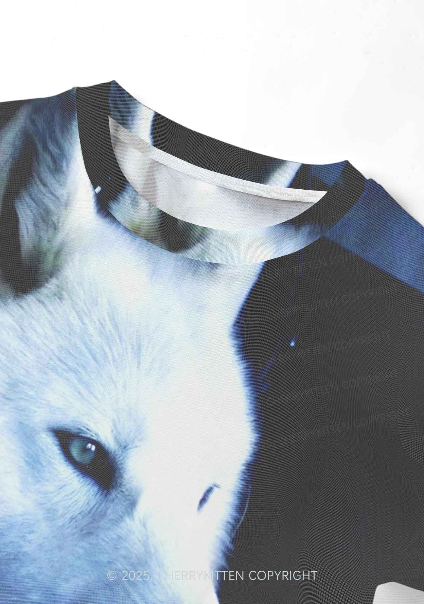 White Wolf Y2K Mesh Crop Top Cherrykitten