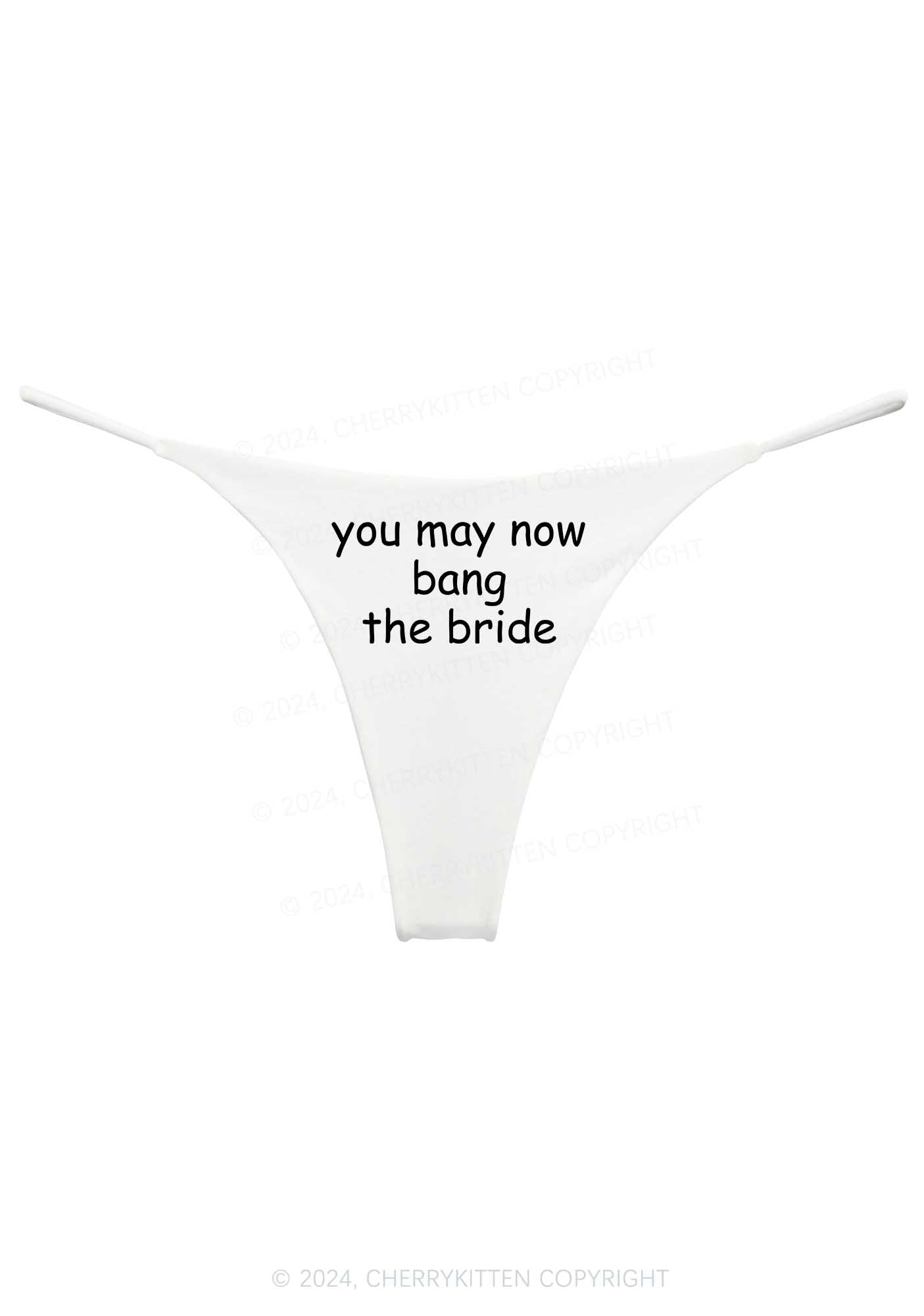 Bang The Bride Y2K Bikini String Thong Cherrykitten