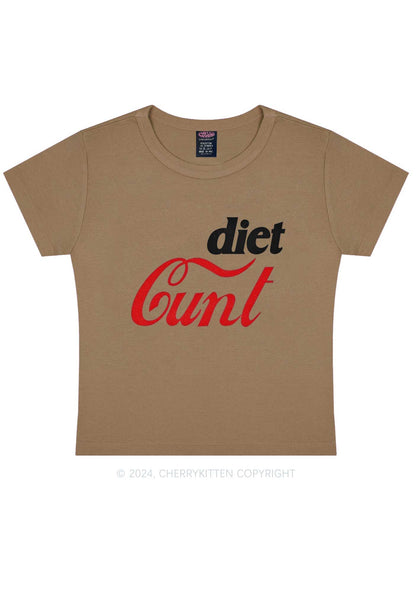 Diet Cxxt Y2K Baby Tee Cherrykitten