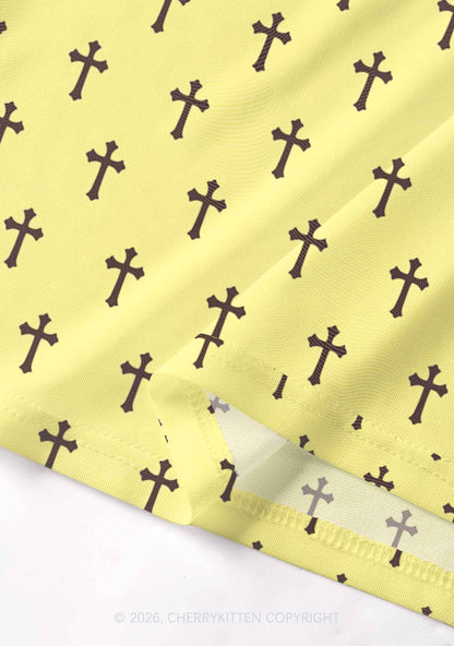 Cunting Season Cross Y2K Mesh Muscle Tank Cherrykitten