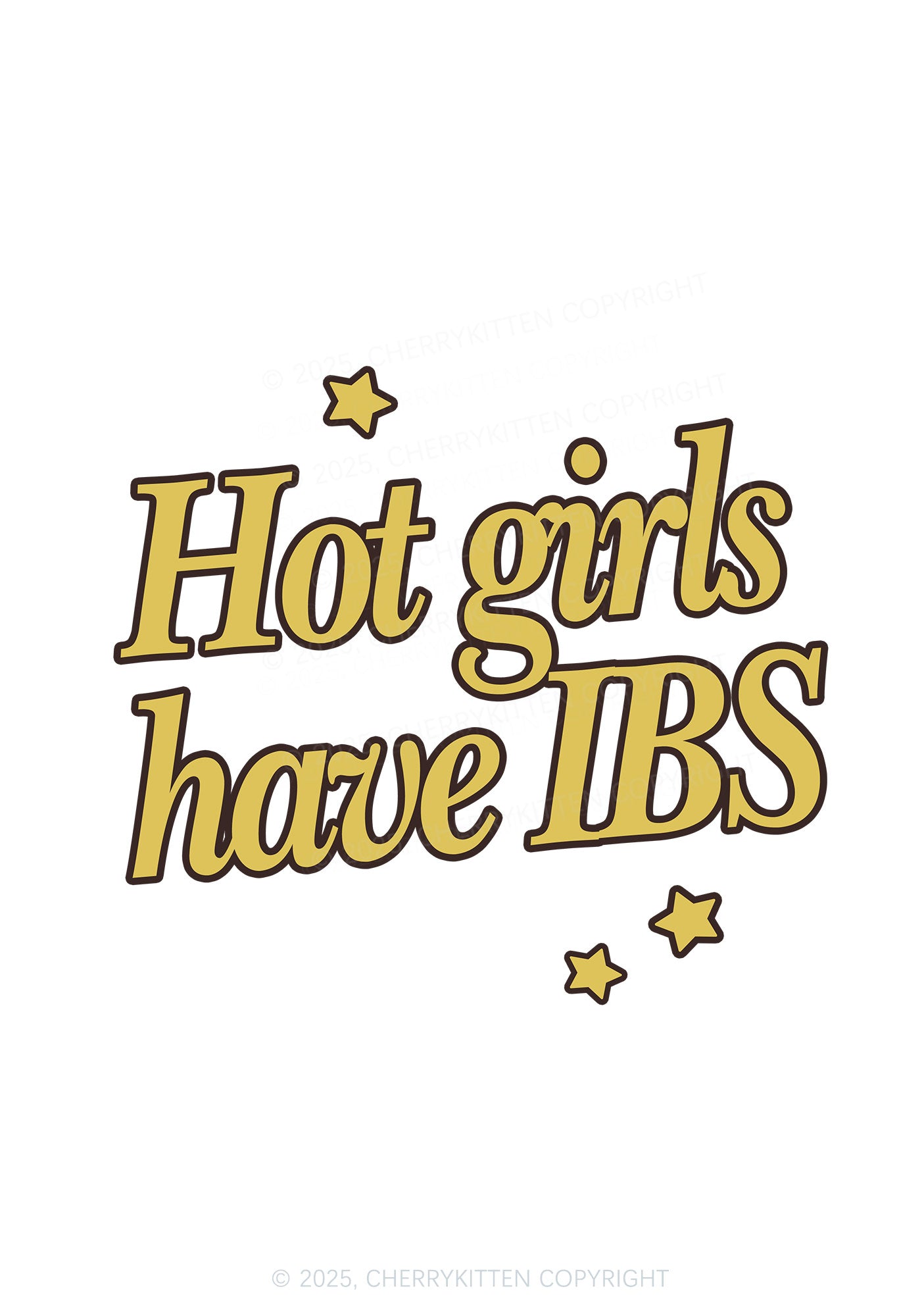 Hot Girls Have IBS Y2K Bikini String Thong Cherrykitten