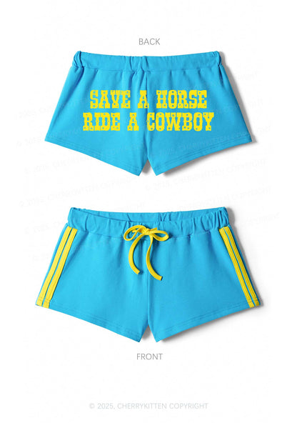 Save A Horse Y2K Drawstring Mini Shorts Cherrykitten