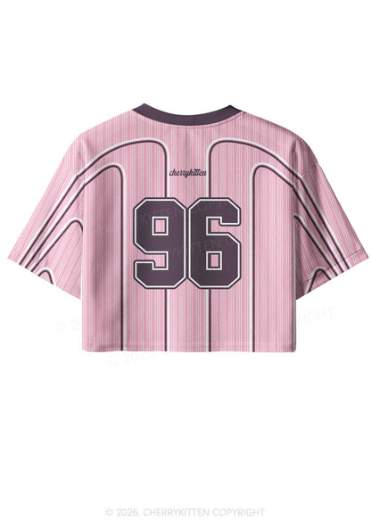 Gay Angels Pride Y2K Crop Sport Jersey Shirts Cherrykitten