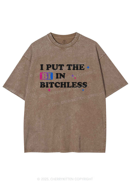 Put BI In Bxxchless Pride Y2K Shirts Washed Tee Cherrykitten