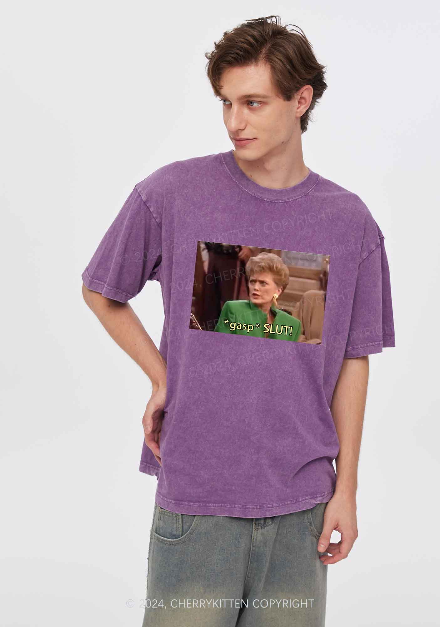 Gasp Slxt Y2K Washed Tee Cherrykitten