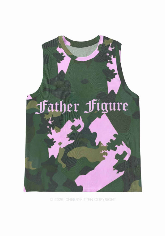 Father Figure Y2K Mesh Muscle Tank Cherrykitten