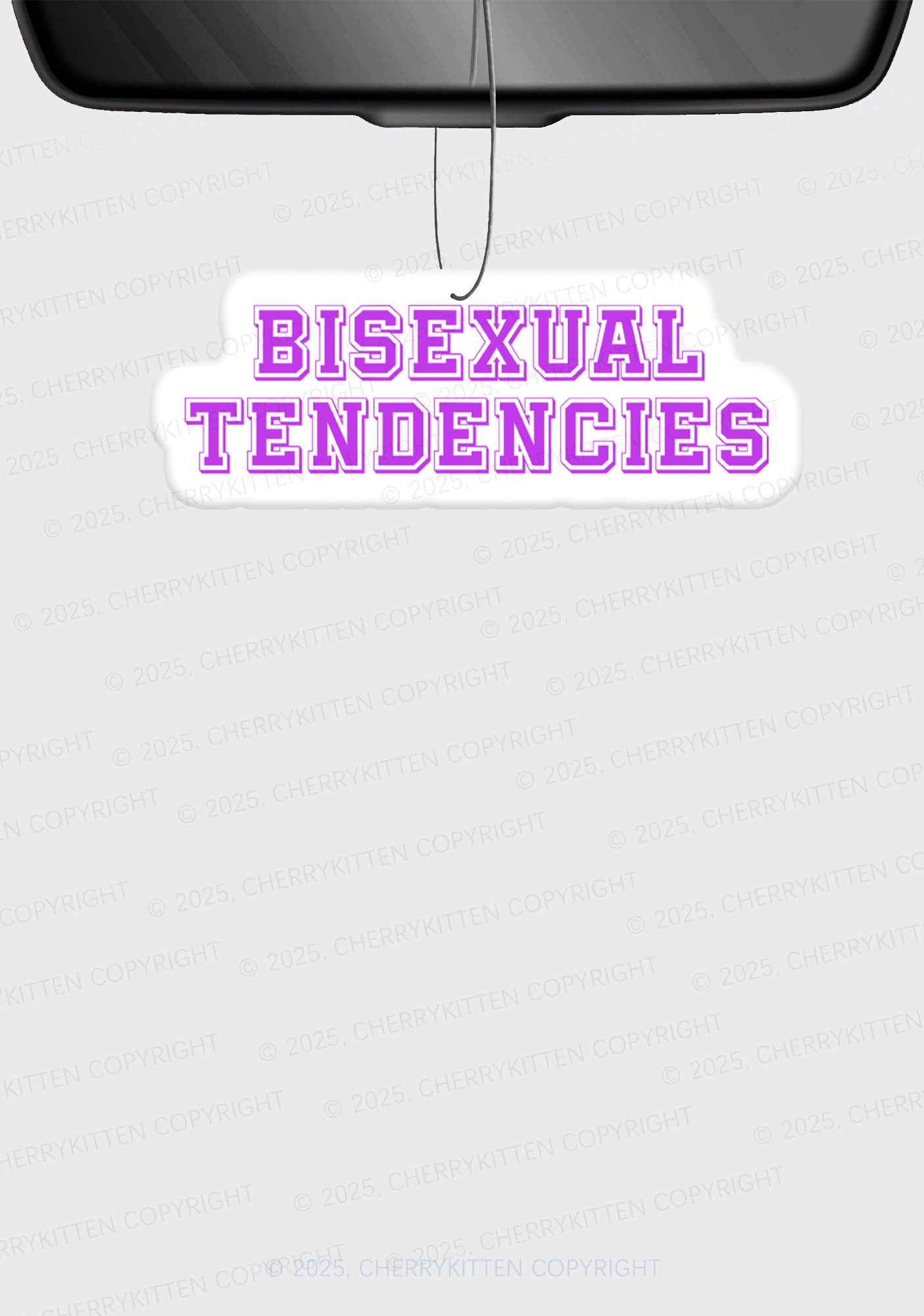 Bisexual Tendencies Pride 1Pc Y2K Car Air Freshener Cherrykitten