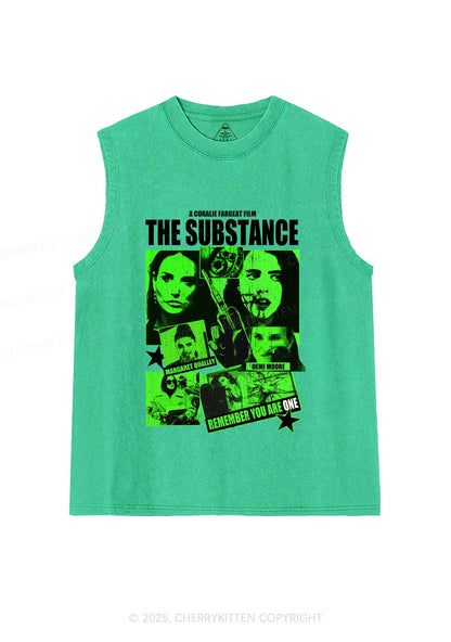 Halloween The Horror Movie Y2K Washed Muscle Tank Cherrykitte