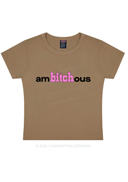 Ambxxchous Y2K Baby Tee Cherrykitten