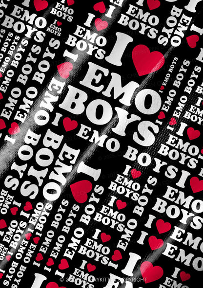 I Love Emo Boys Y2K Pet Tank Top Cherrykitten