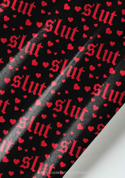 Black Slxt Y2K Pet Shirts Cherrykitten