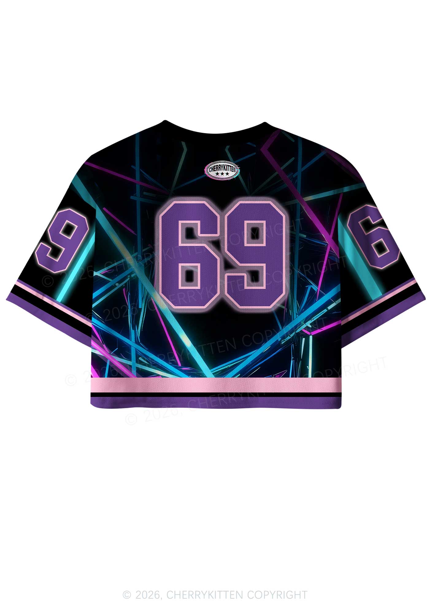 Dubstep Makes My Puxxy Wet Y2K Crop Sport Jersey Shirts Cherrykitten