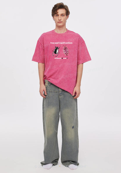 Autism Insect Y2K Shirts Washed Tee Cherrykitten