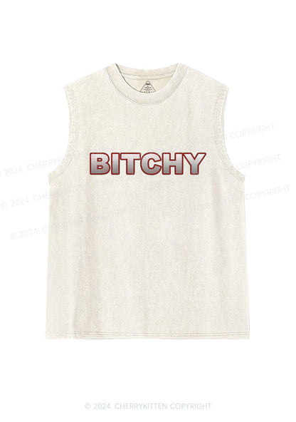 Bxxchy Y2K Washed Tank Cherrykitten