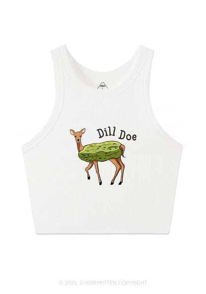 Dill Doe Y2K Crop Tank Top Cherrykitten